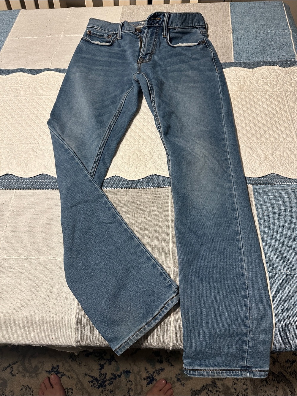 Old Navy Blue Flare Jeans - Mid Wash